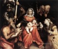 Mariage mystique de Sainte Catherine 1524 Renaissance Lorenzo Lotto